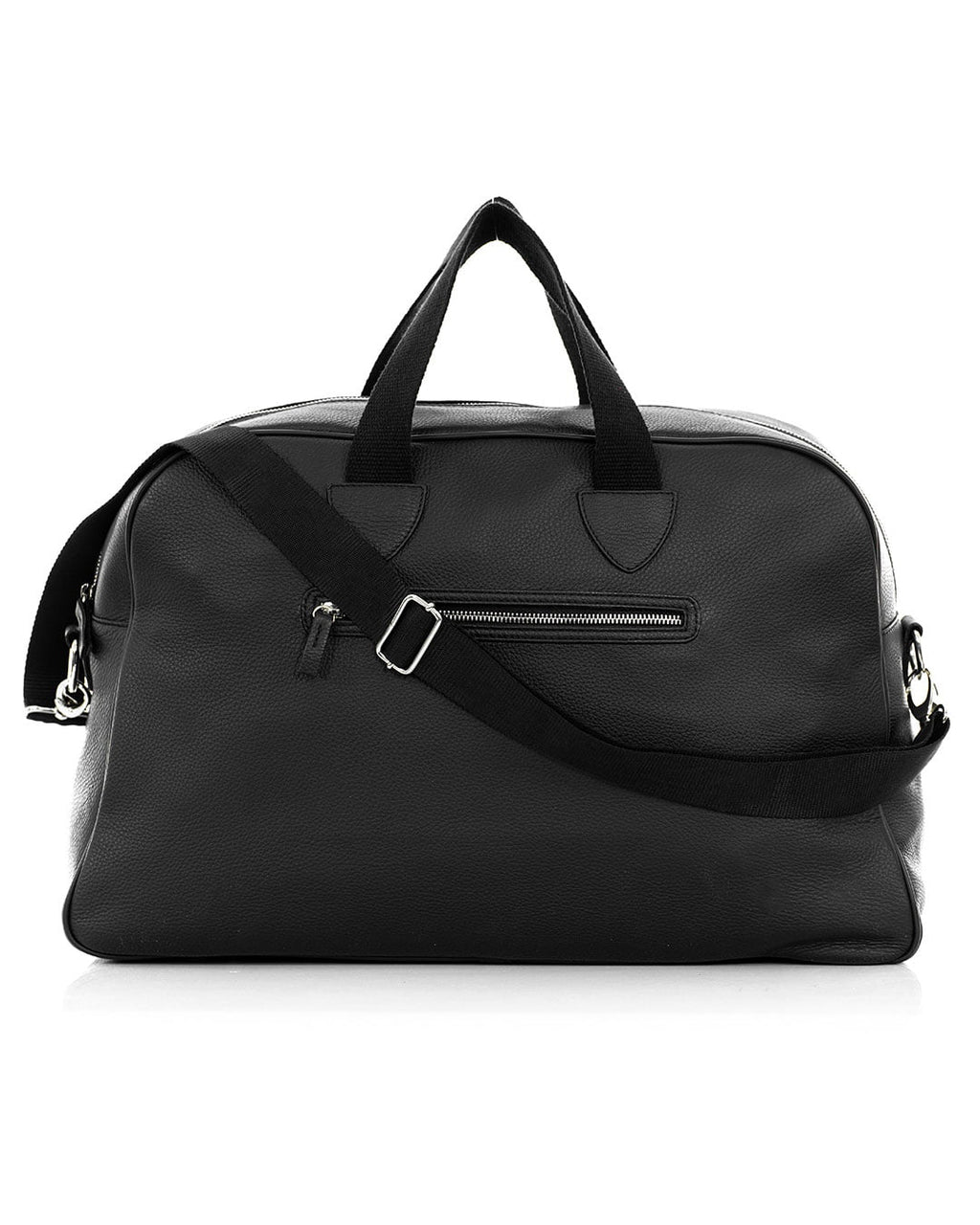 BERLINO Borsone in vera pelle nero