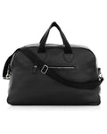 BERLINO Borsone in vera pelle nero