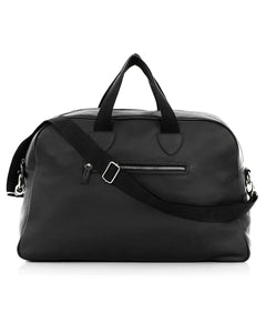 BERLINO Borsone in vera pelle nero