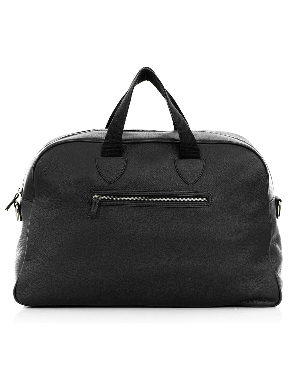 BERLINO Borsone in vera pelle nero