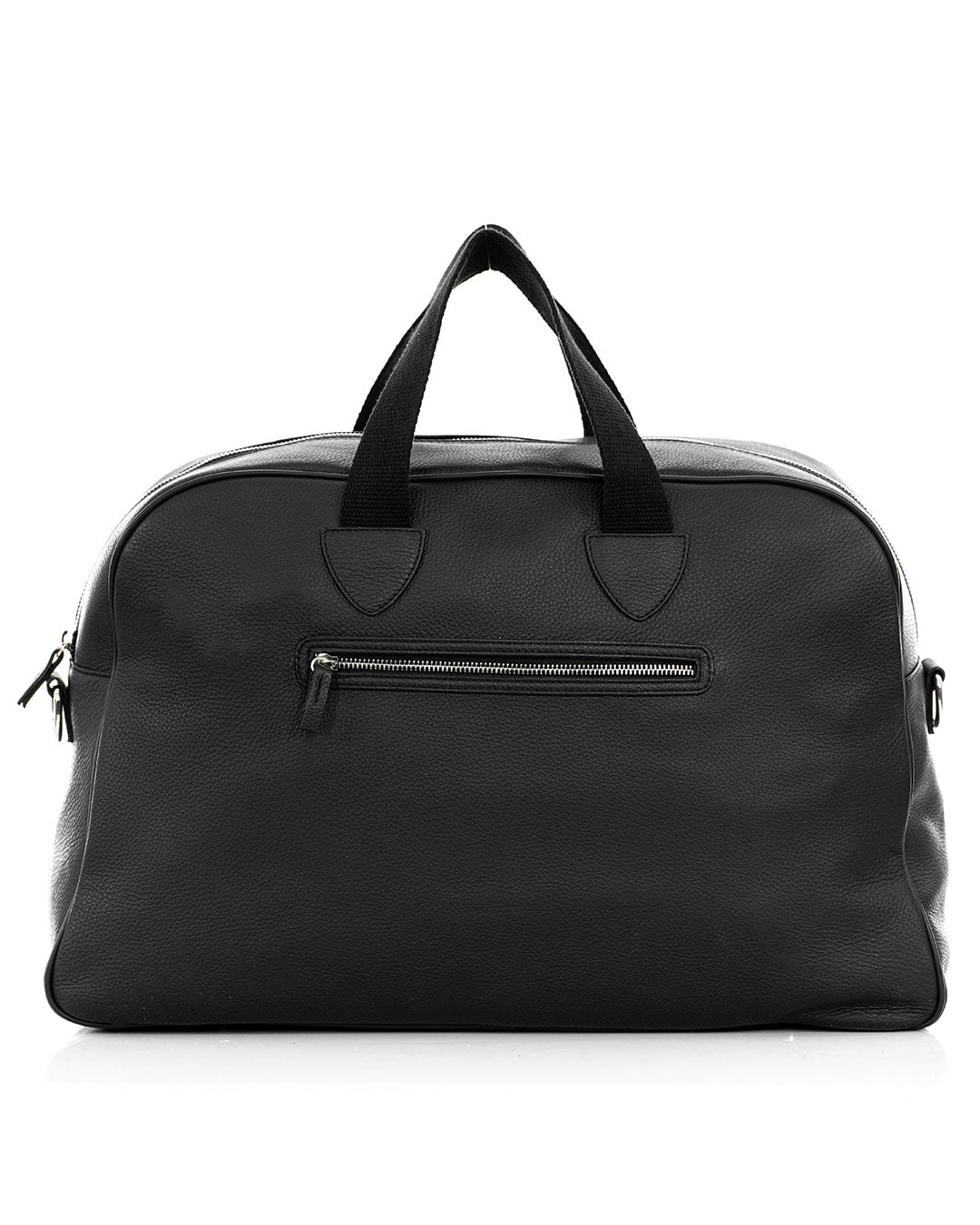 BERLINO Borsone in vera pelle nero