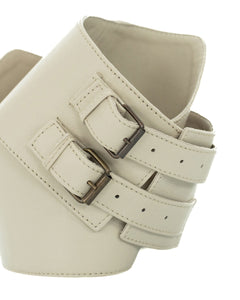 ARIES Cintura Corsetto da donna in vera pelle beige