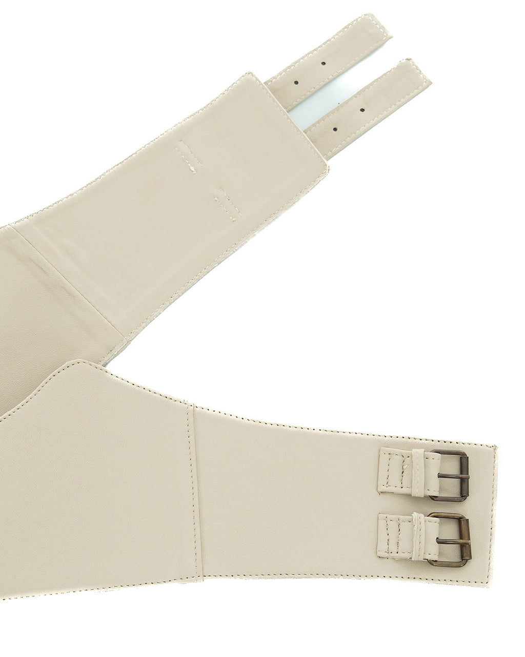 ARIES Cintura Corsetto da donna in vera pelle beige
