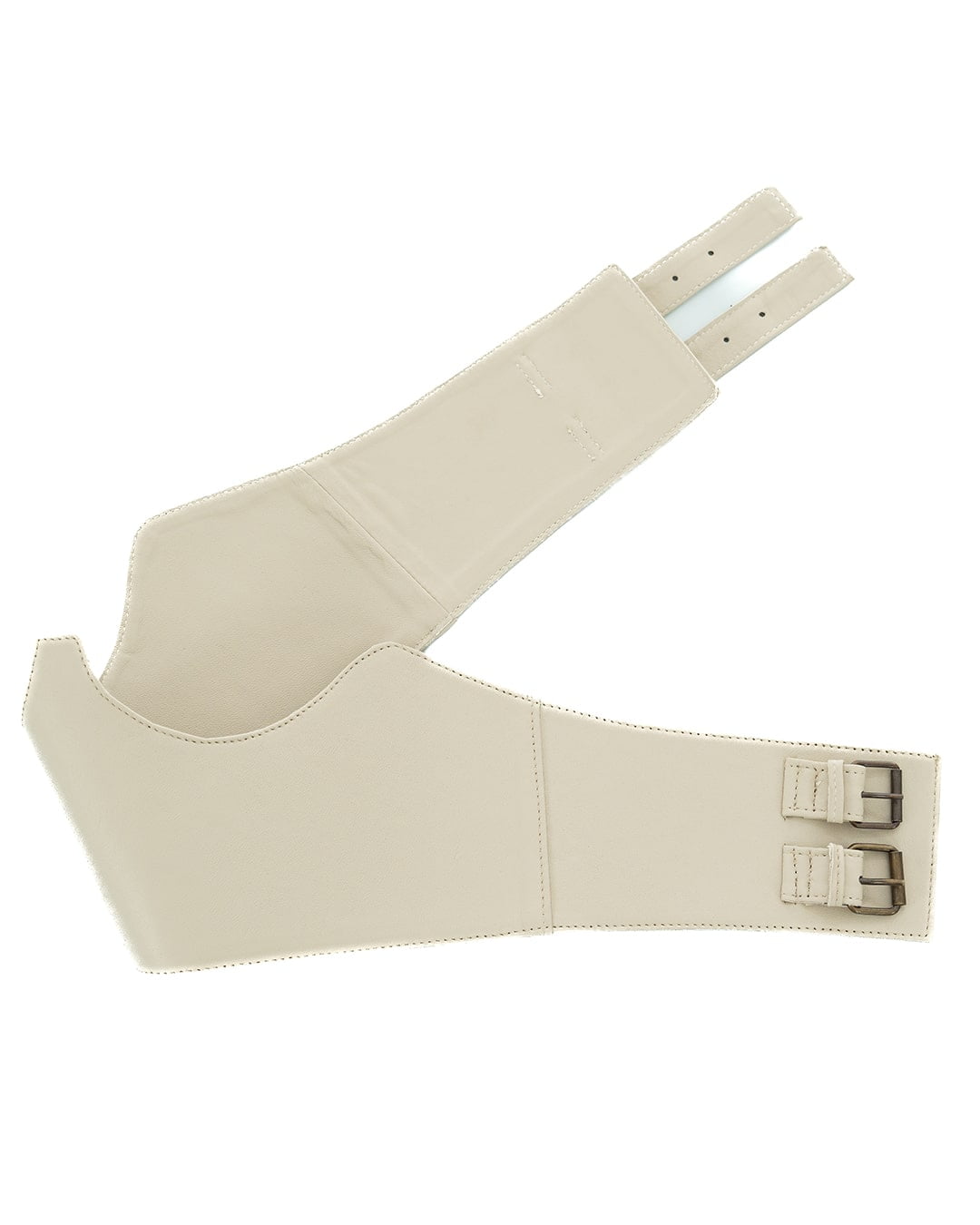 ARIES Cintura Corsetto da donna in vera pelle beige