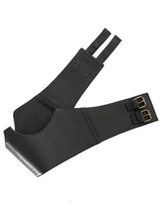 ARIES Cintura Fusciacca da donna in vera pelle nero