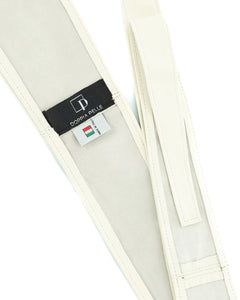 GEMINI Cintura Obi Fusciacca da donna in vera pelle beige