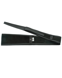 GEMINI Cintura Obi Fusciacca da donna in vera pelle nera