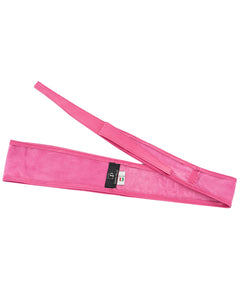 GEMINI Cintura Obi Fusciacca da donna in vera pelle fucsia