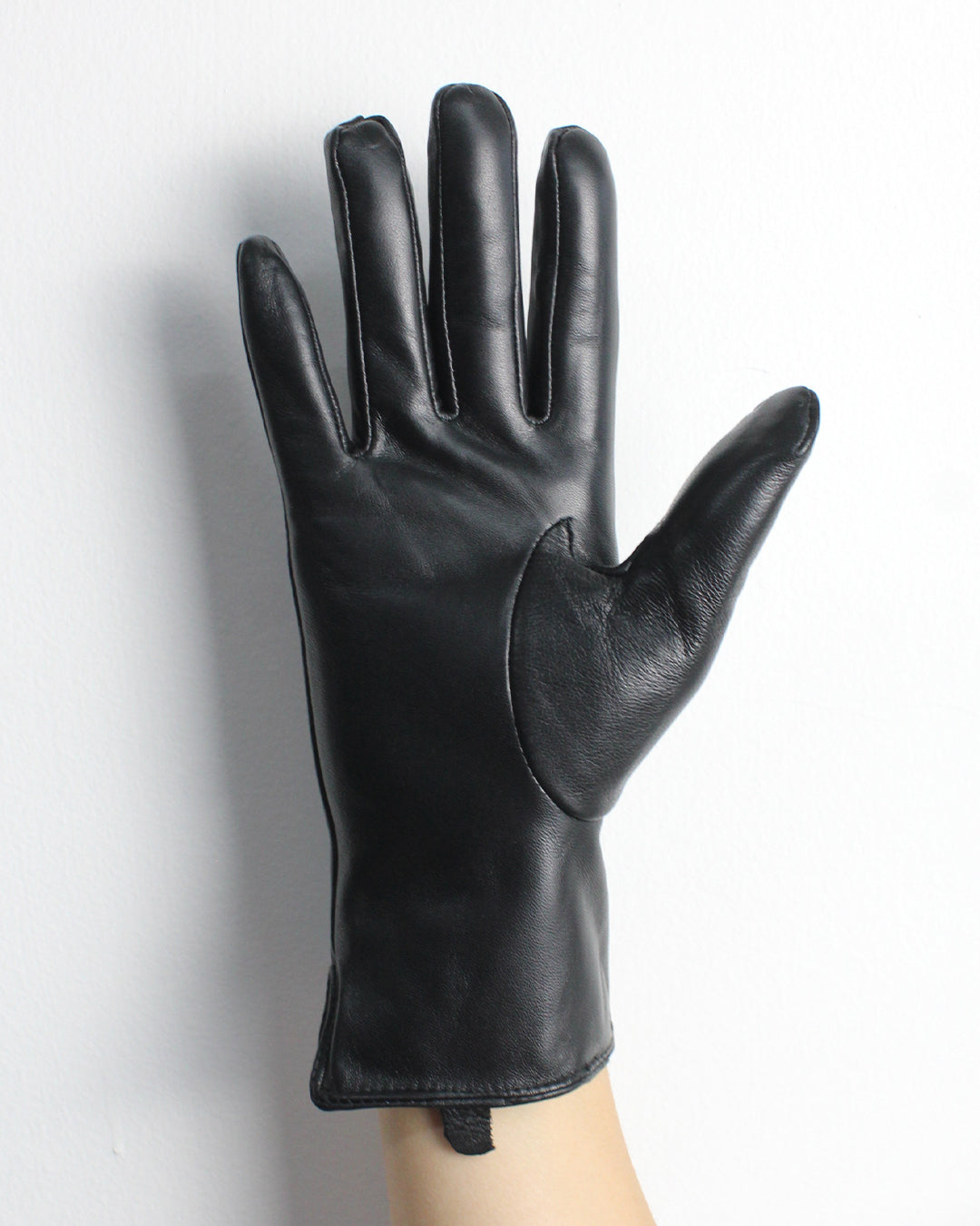 GUANTI DONNA Guanti in vera pelle nero da donna con interno in pelo