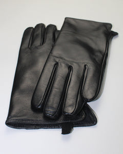 GUANTI DONNA Guanti in vera pelle nero da donna con interno in pelo