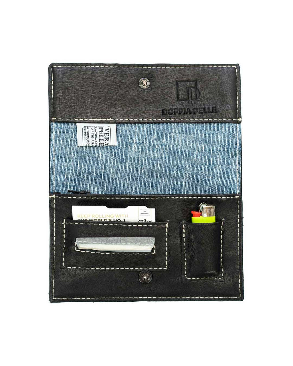 Portatabacco in pelle