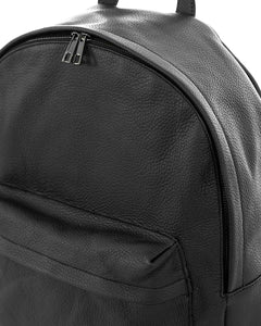 TORINO Zaino Unisex in vera pelle nero