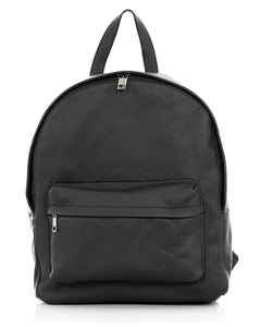 TORINO Zaino Unisex in vera pelle nero