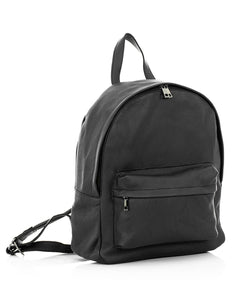 TORINO Zaino Unisex in vera pelle nero