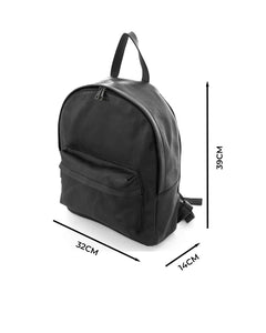 TORINO Zaino Unisex in vera pelle nero