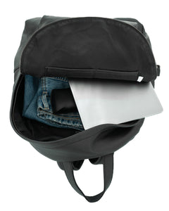 TORINO Zaino Unisex in vera pelle nero
