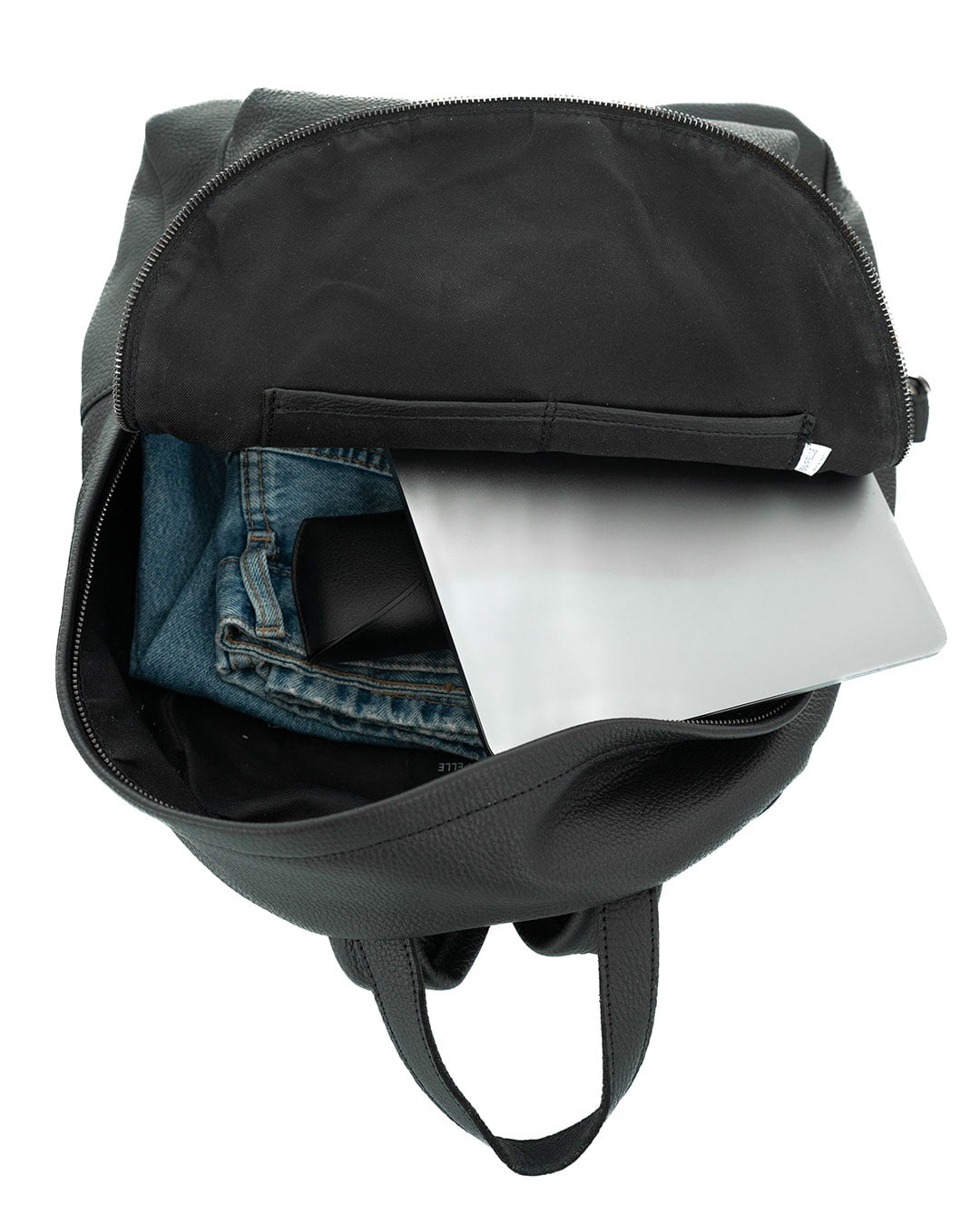 TORINO Zaino Unisex in vera pelle nero