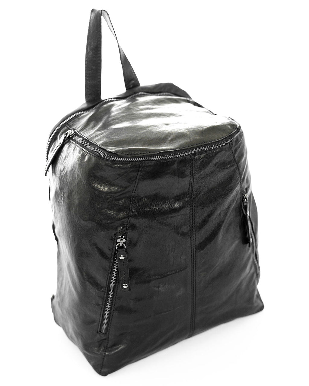 FIRENZE Zaino Unisex in vera pelle nero