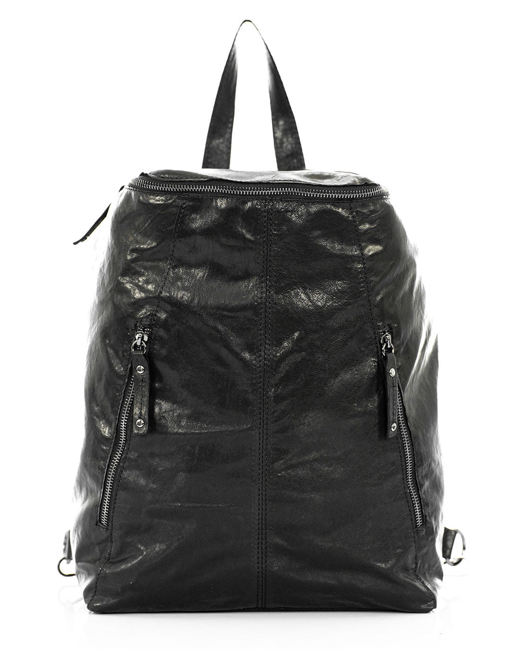 FIRENZE Zaino Unisex in vera pelle nero