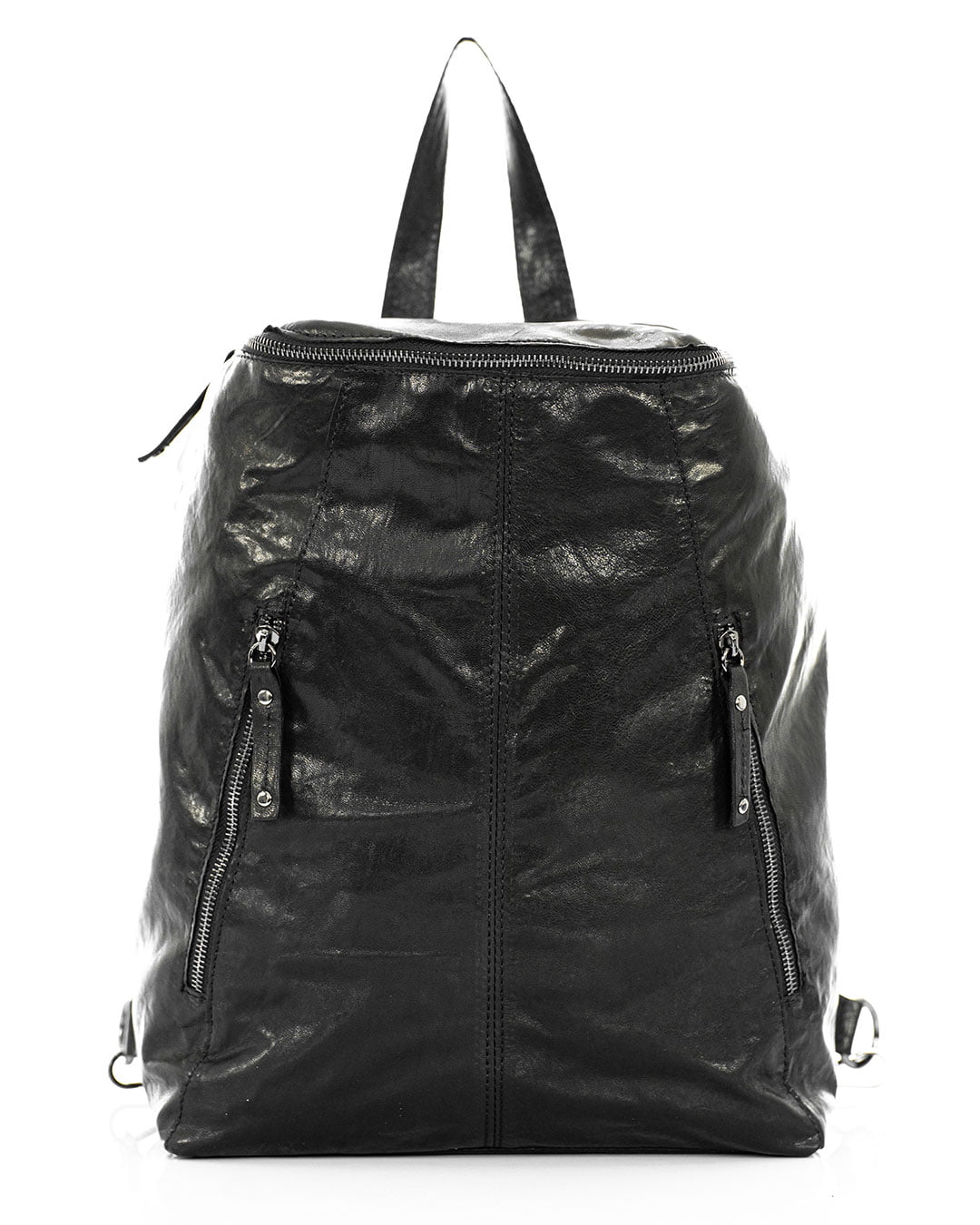 FIRENZE Zaino Unisex in vera pelle nero