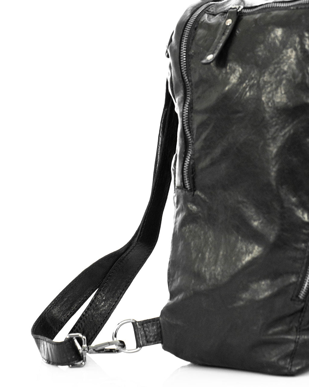 FIRENZE Zaino Unisex in vera pelle nero