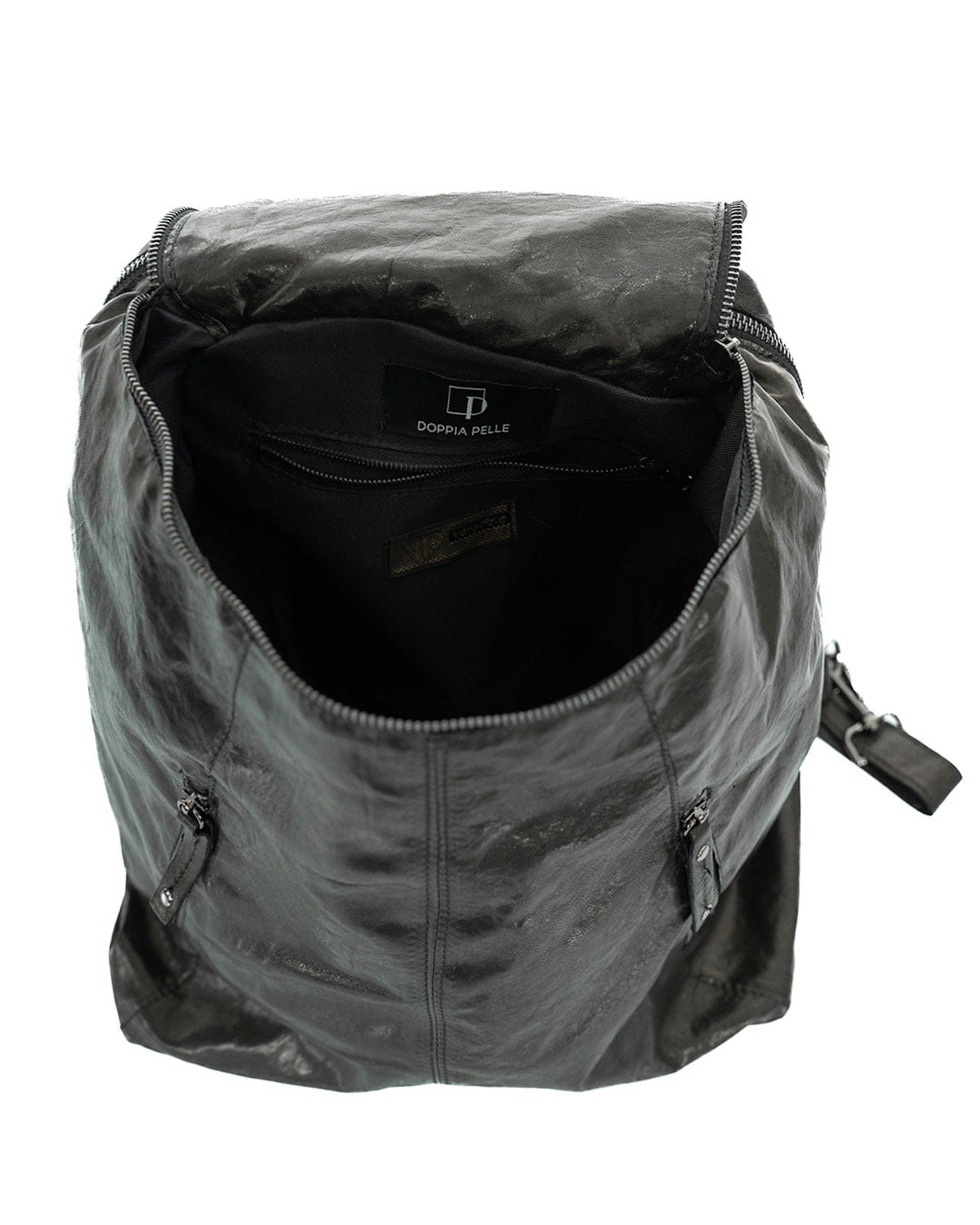 FIRENZE Zaino Unisex in vera pelle nero