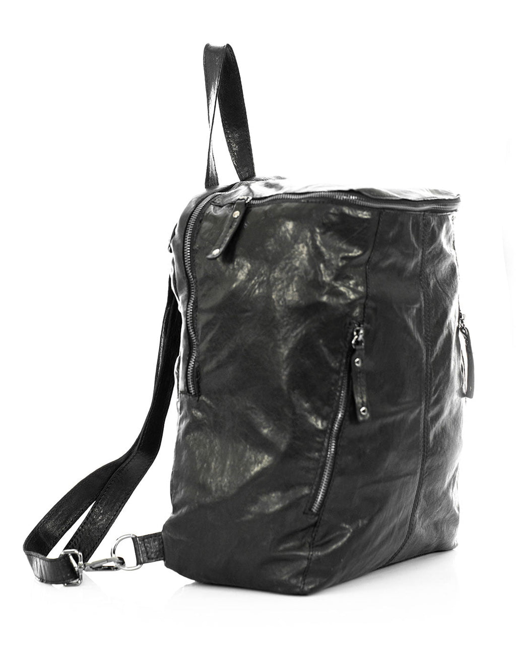 FIRENZE Zaino Unisex in vera pelle nero