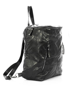 FIRENZE Zaino Unisex in vera pelle nero