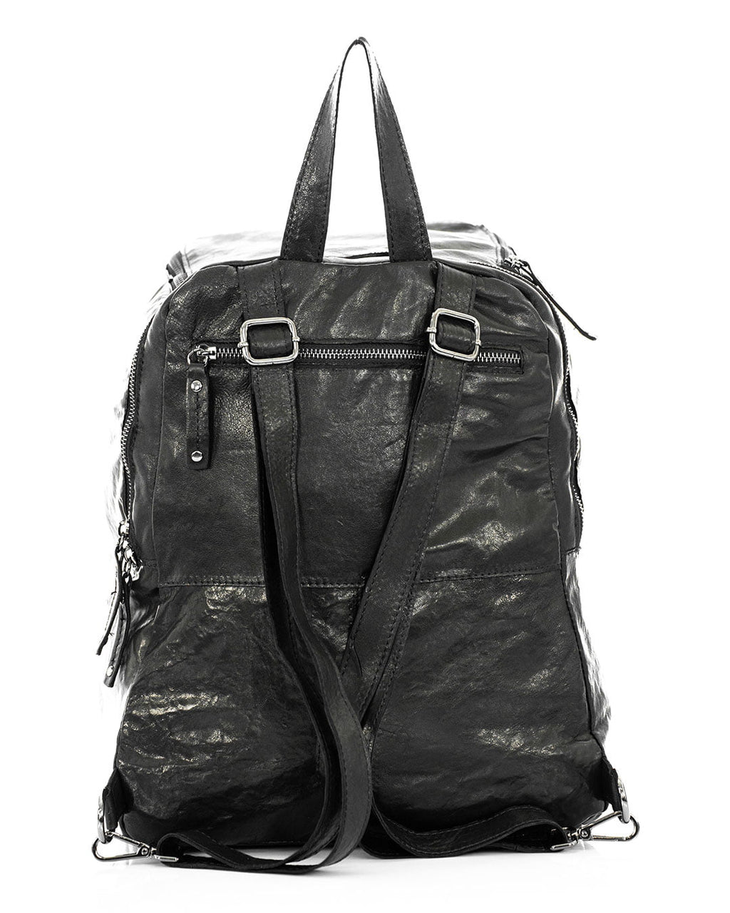 FIRENZE Zaino Unisex in vera pelle nero