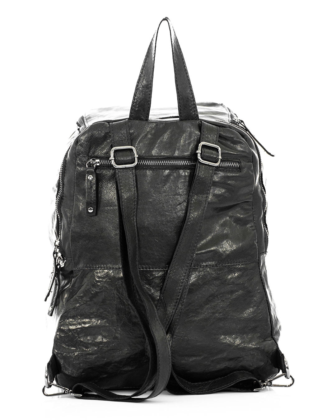 FIRENZE Zaino Unisex in vera pelle nero