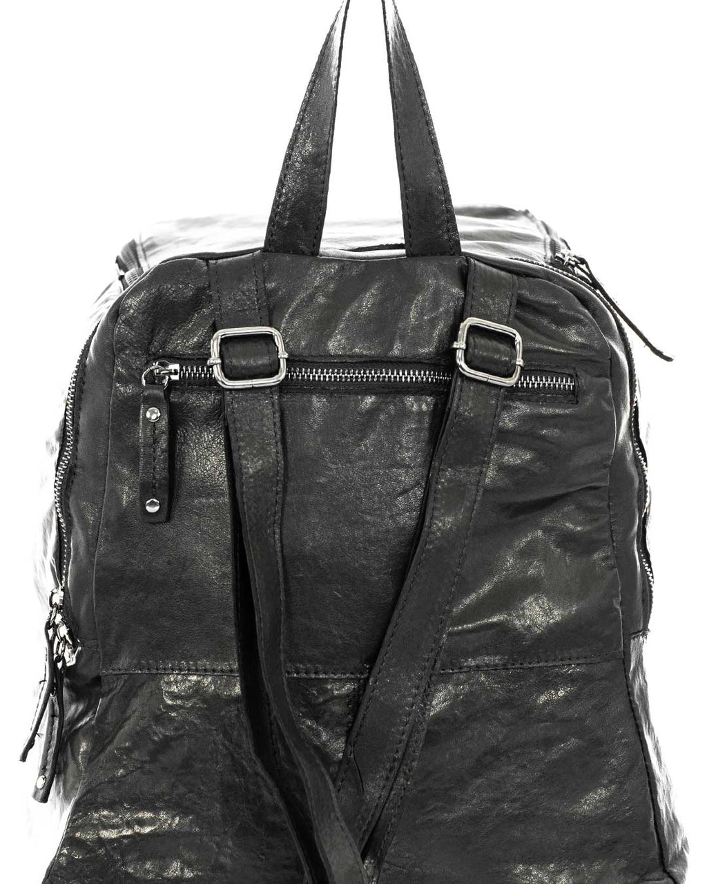 FIRENZE Zaino Unisex in vera pelle nero